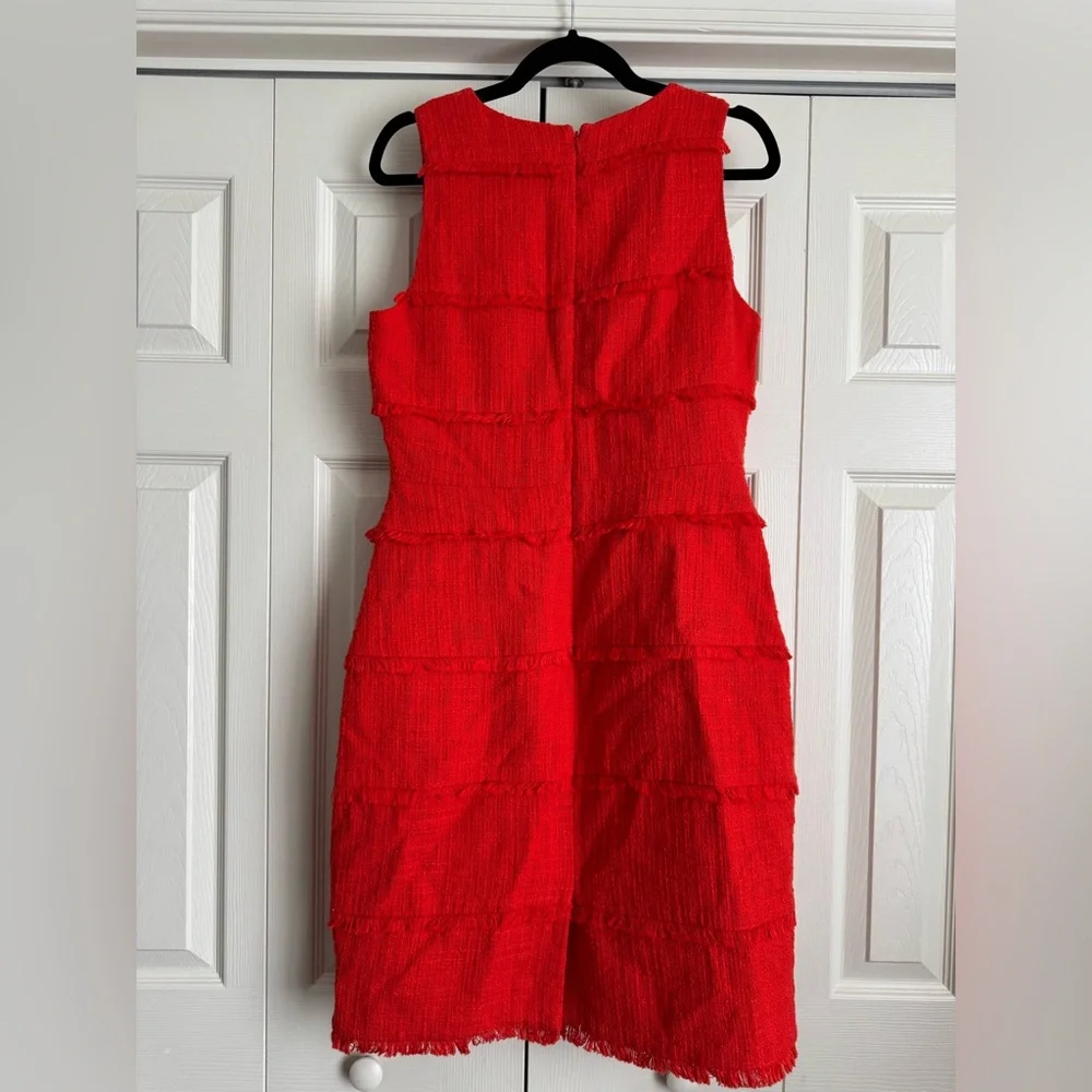 J. Crew Fringy Tweed Sheath Dress NWT size 10